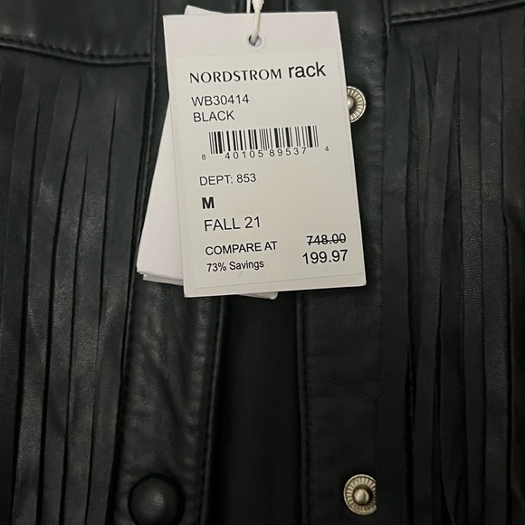 Fringe leather jacket - Picture 4 of 5